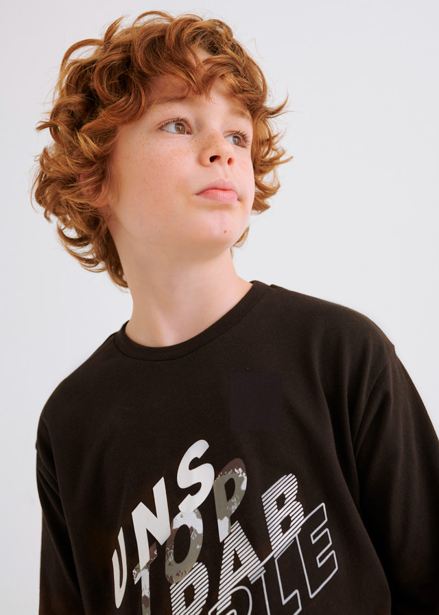 Chlapčenské tričko s dlhým rukávom - MYRL - ECOFRIENDS - TOP