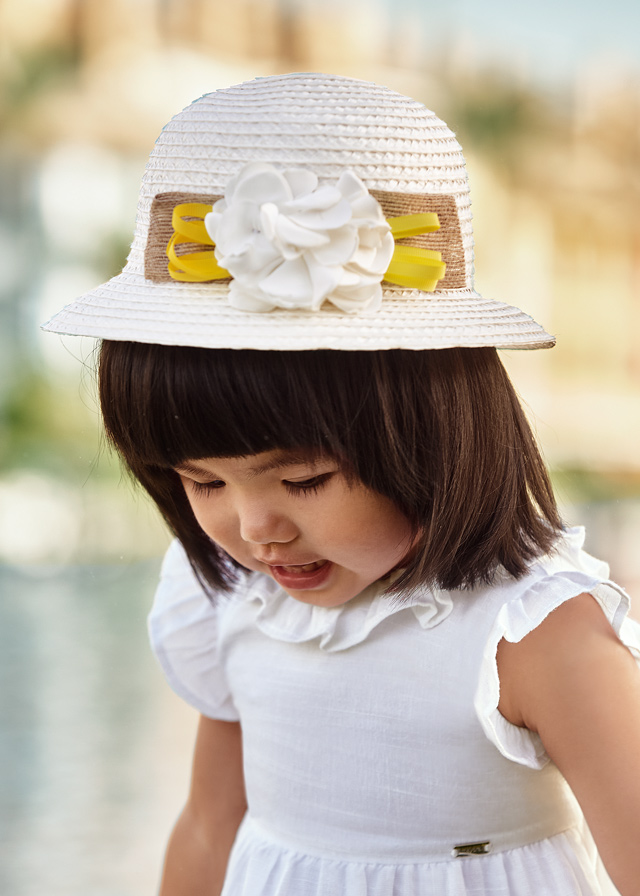 Dievčenský klobúk - MYRL - floral