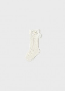 Dievčenské ponožky - MYRL- bow - 10399-86