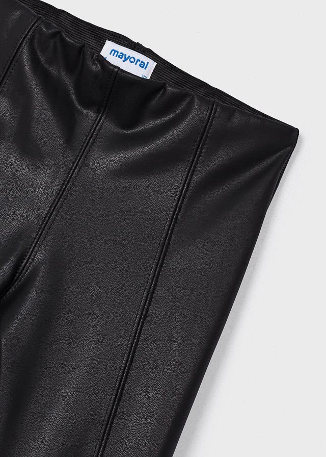 Dievčenské legíny koženkové - MYRL  - leather leggings