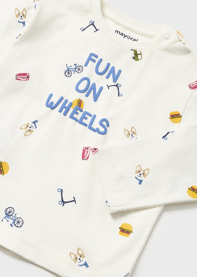 Chlapčenské tričko s dlhým rukávom - MYRL - Fun on Wheels