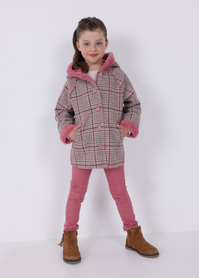 Dievčenský kabát na prechodné obdobie - MYRL - hooded coat