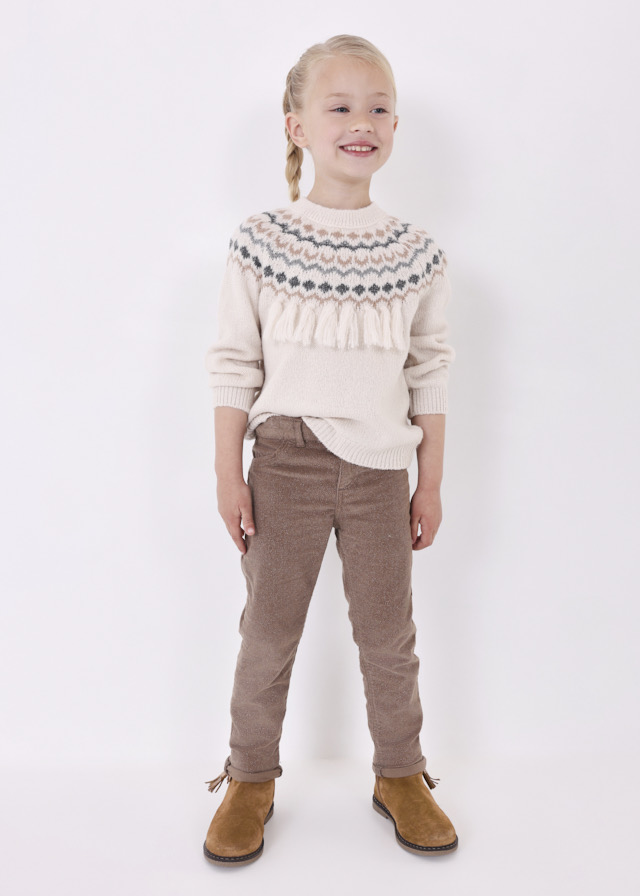 Dievčenské nohavice - MYRL - corduroy