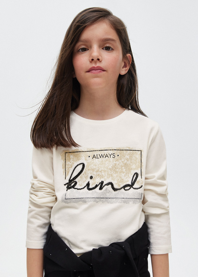 Dievčenské tričko s dlhým rukávom - MYRL - kind