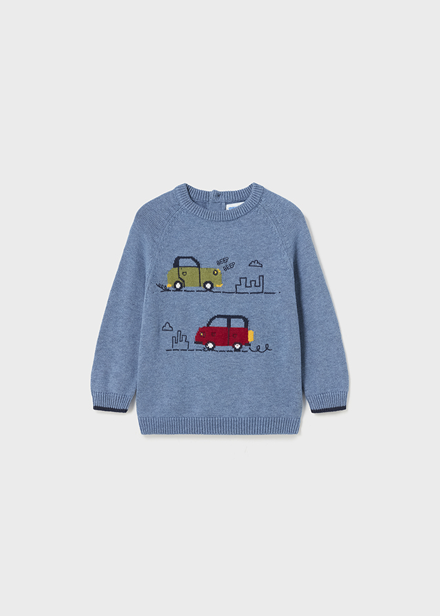 Chlapčenský pulóver pletený - MYRL - Cars