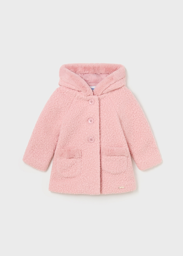 Dievčenský kabát z umelej kožušiny - MYRL - fur coat