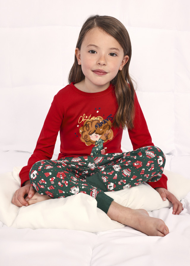 Dievčenské pyžamo - MYRL - 2set - Red