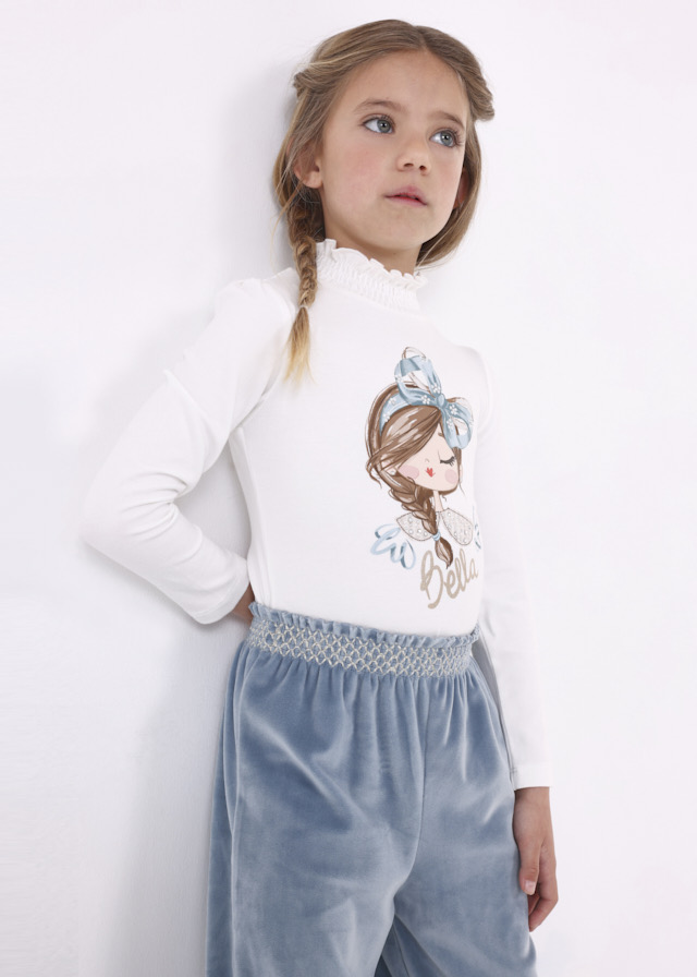 Dievčenské tričko s dlhým rukávom - MYRL - Bella