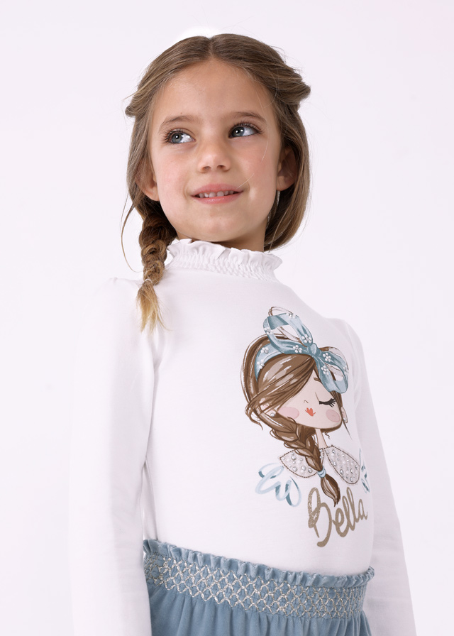 Dievčenské tričko s dlhým rukávom - MYRL - Bella