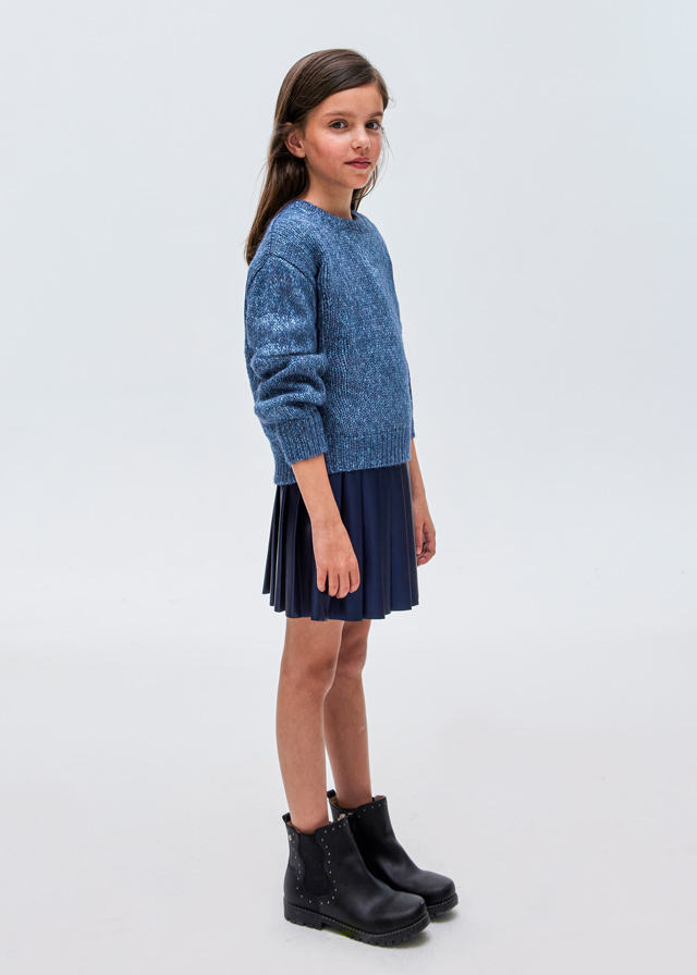 Dievčenský pulóver pletený - MYRL - knit