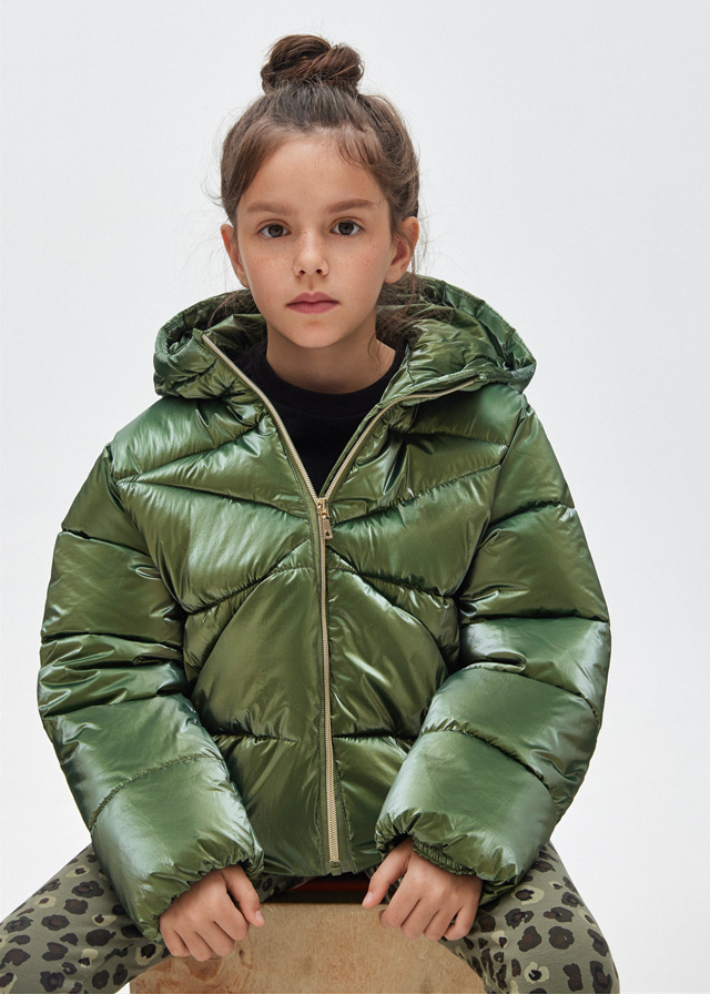 Dievčenský kabát zimný - MYRL - ECO