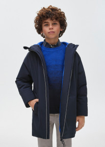 Chlapčenský kabát zimný - MYRL - long puffer jacket - 7436-44