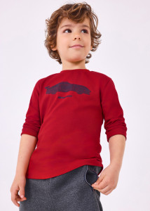 Chlapčenské tričko s dlhým rukávom - MYRL - car - 4018-47