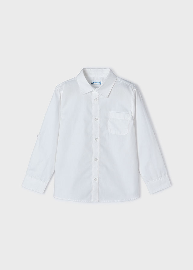 Chlapčenská košeľa s dlhým rukávom - MYRL - button
