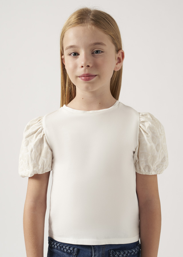 Dievčenské tričko s krátkym rukávom - MYRL - puff