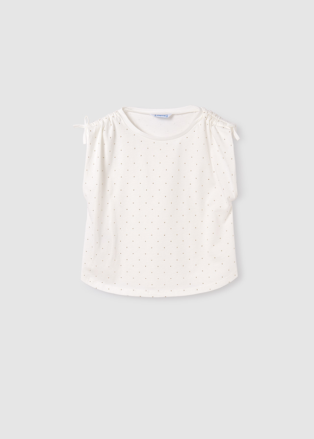 Dievčenské tričko bez rukávov - MYRL - dots