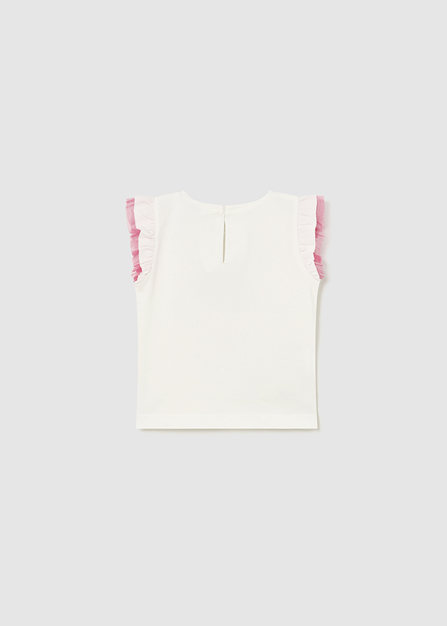 Dievčenské tričko s krátkym rukávom - MYRL - tulle