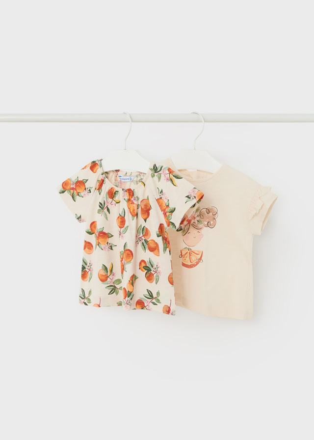 Dievčenské tričko s krátkym rukávom - 2-set - MYRL