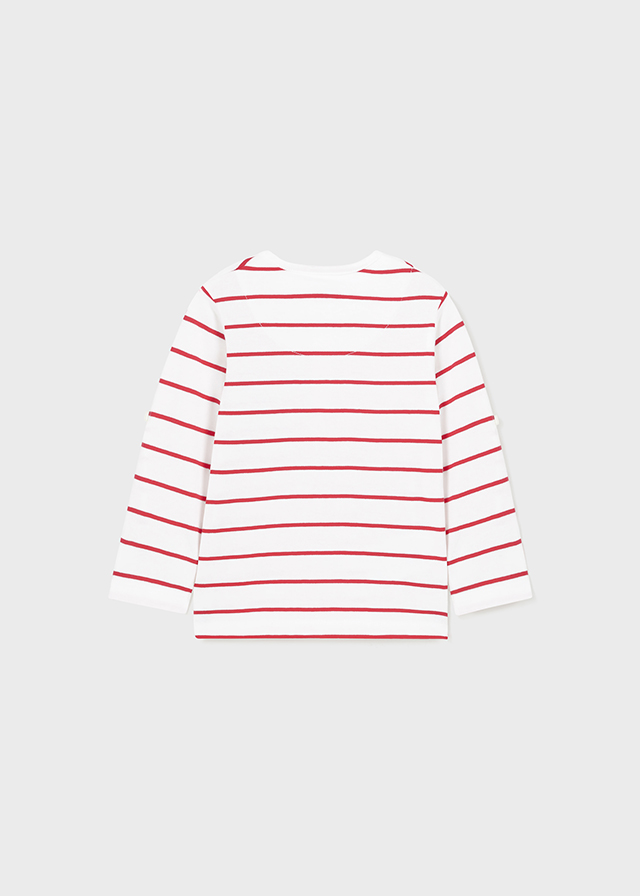 Chlapčenské tričko s dlhým rukávom - MYRL - striped