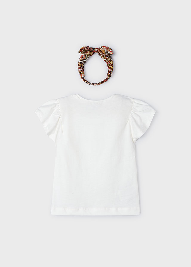 Dievčenské tričko s čelenkou - MYRL - better cotton
