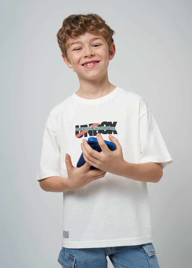 Chlapčenské tričko s krátkym rukávom - MYRL - qr