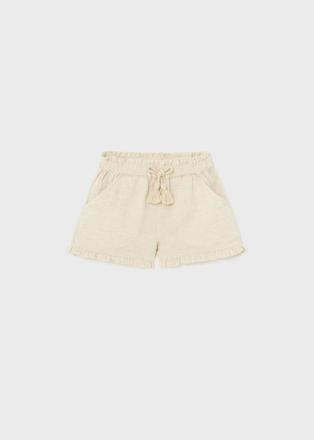 Dievčenské nohavice krátke - MYRL - linen