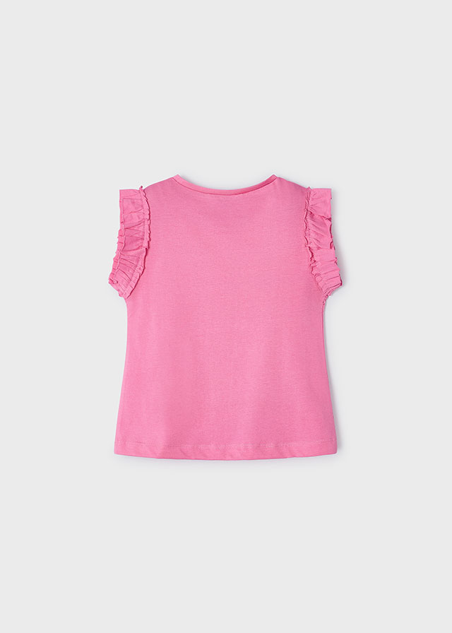 Dievčenské tričko bez rukávov - MYRL - eyelet