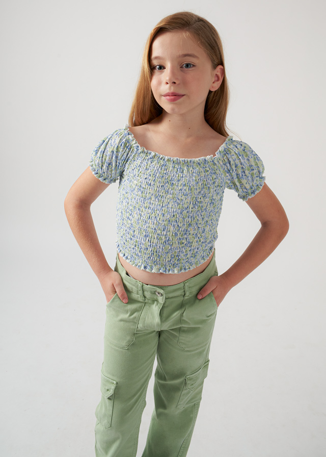 Dievčenské tričko - MYRL - smocked top