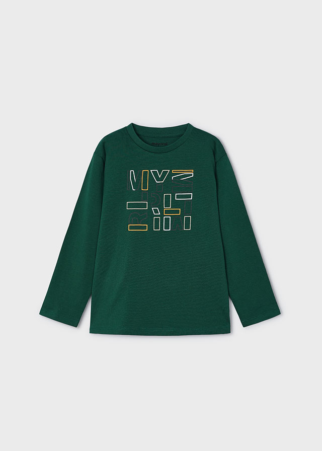 Chlapčenské tričko s dlhým rukávom - MYRL - Letters T-Shirt