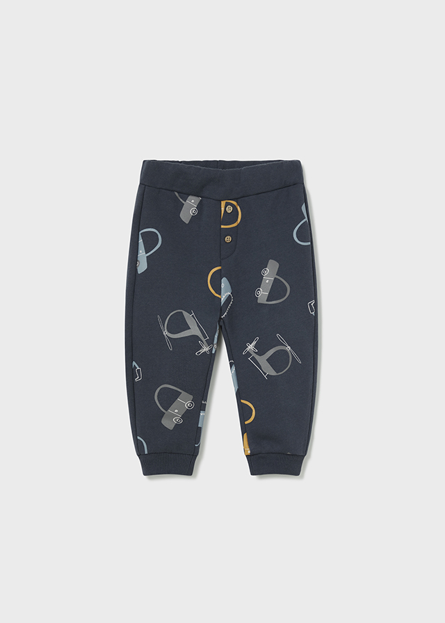 Chlapčenské nohavice bavlnené - MYRL -  Print Joggers