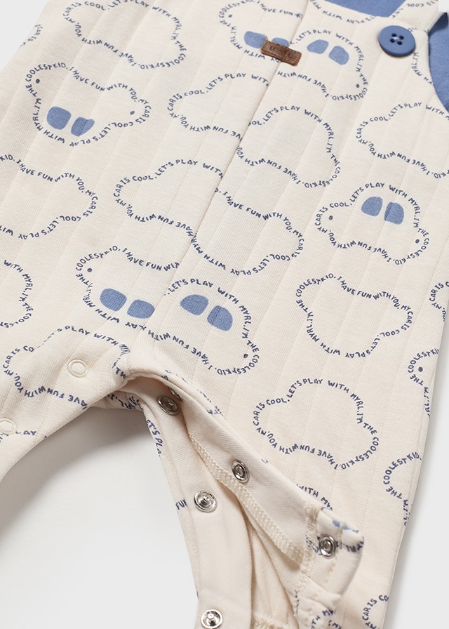 Chlapčenský overal - MYRL - NB class - Newborn Boy Quilted Romper