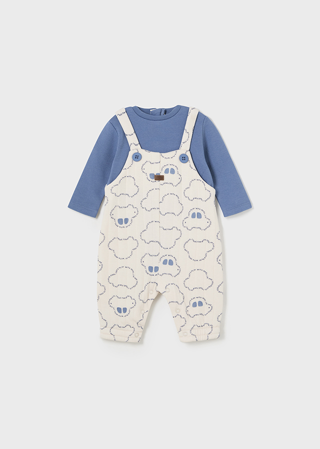 Chlapčenský overal - MYRL - NB class - Newborn Boy Quilted Romper