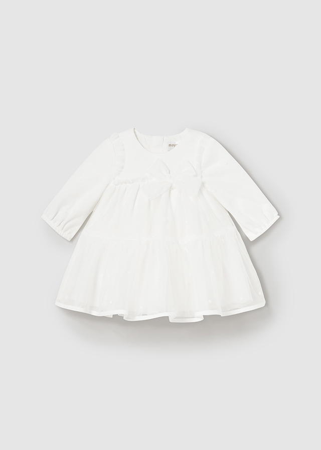 Dievčenské šaty - MYRL - NB class - Newborn Girl Tulle Dress