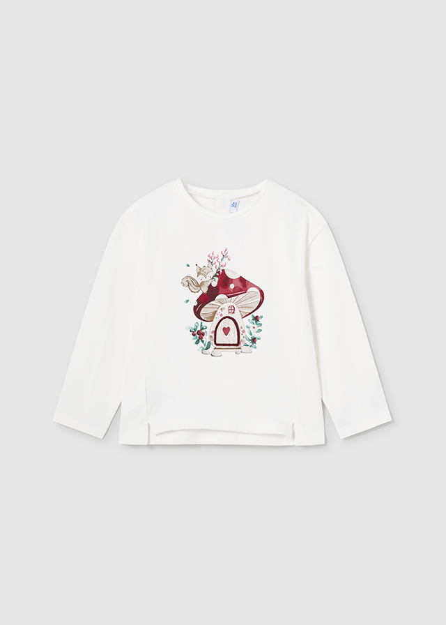 Dievčenské tričko s dlhým rukávom - MYRL -  Graphic T-Shirt