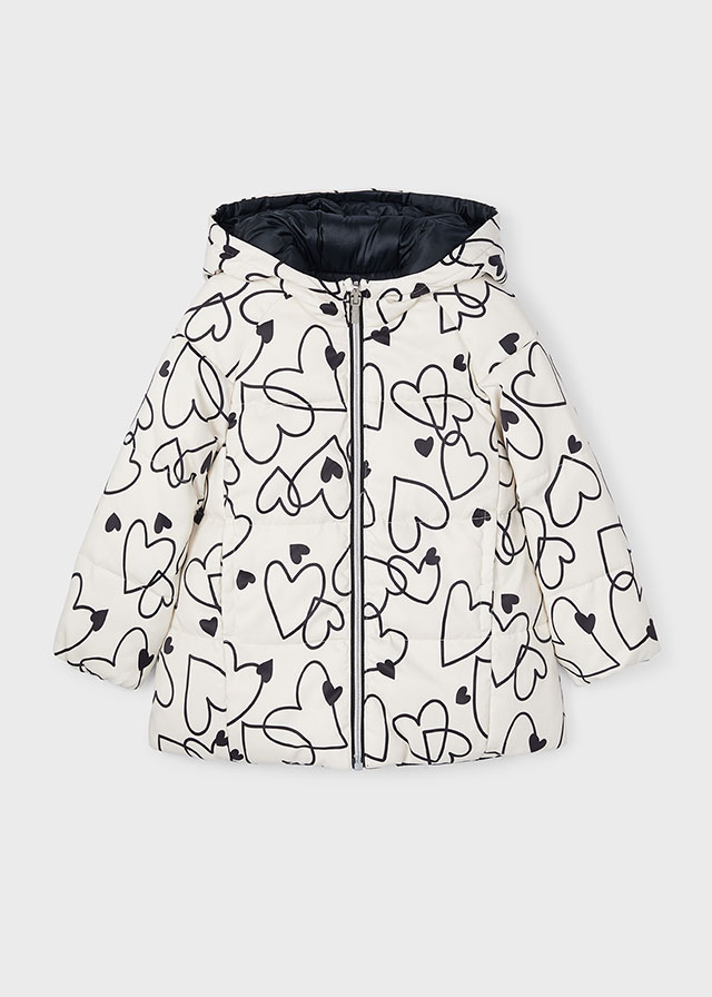 Dievčenský  kabát - MYRL - na prechodné obdobie - Reversible Padded Coat