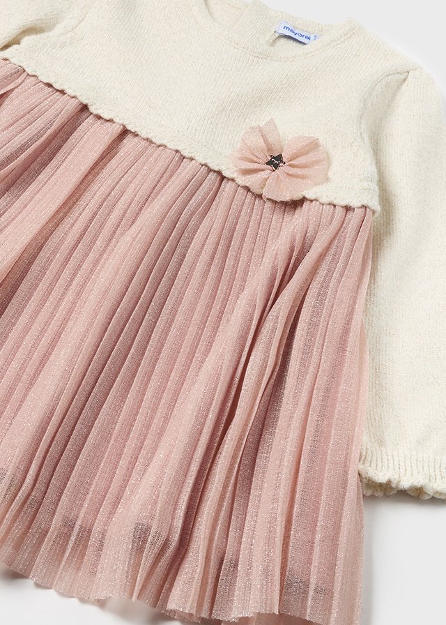 Dievčenské šaty - MYRL - Combined Pleated Dress