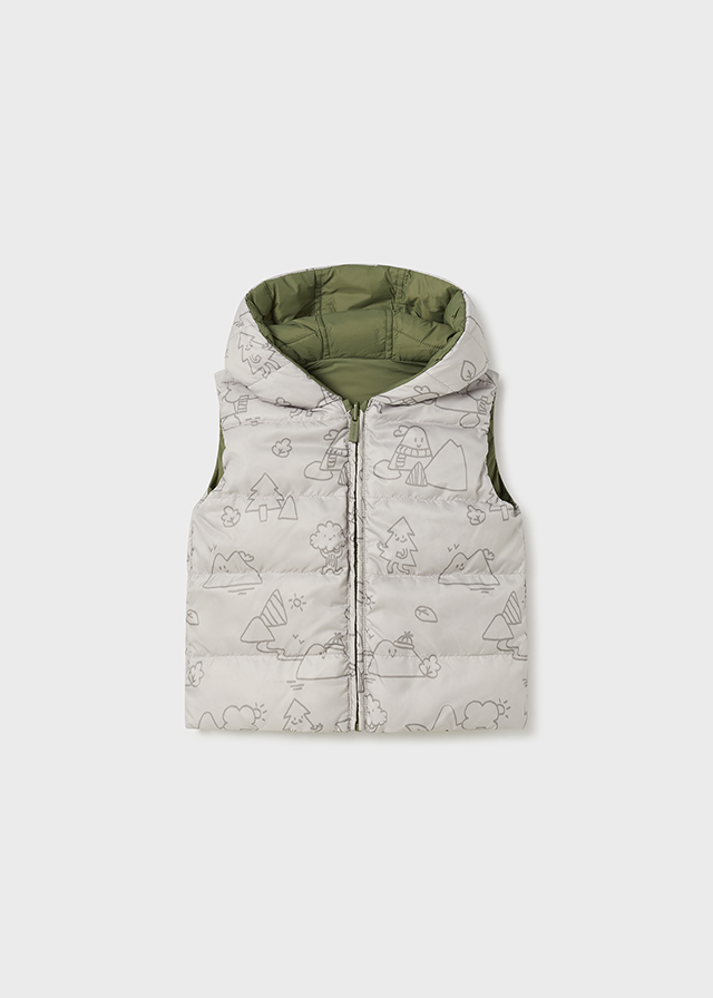 Chlapčenská vesta obojstranná - MYRL - Reversible Padded Gilet