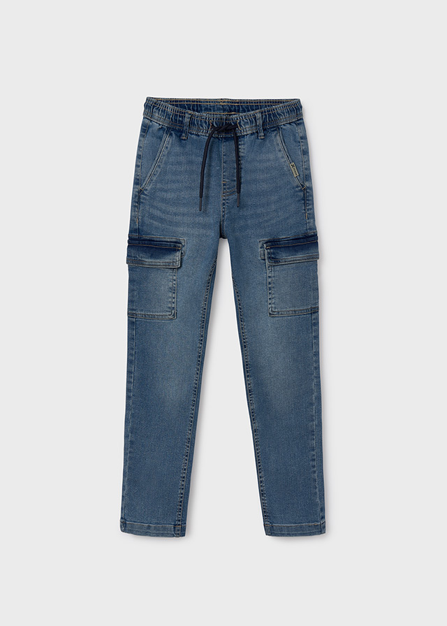 Chlapčenské  nohavice riflové - MYRL -  Denim Cargos