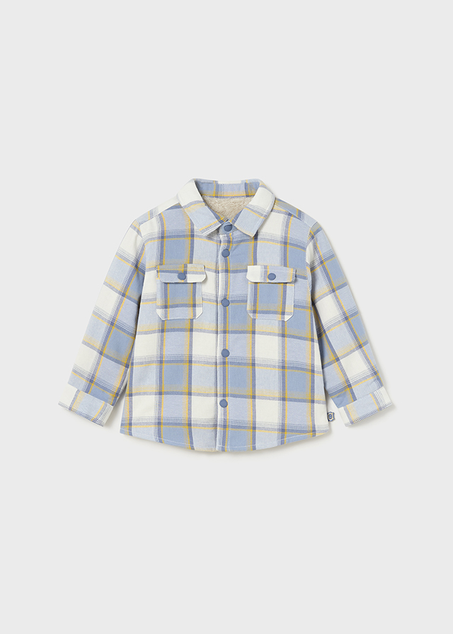 Chlapčenská bundo-košeľa s dlhým rukávom - MYRL - Lined Overshirt