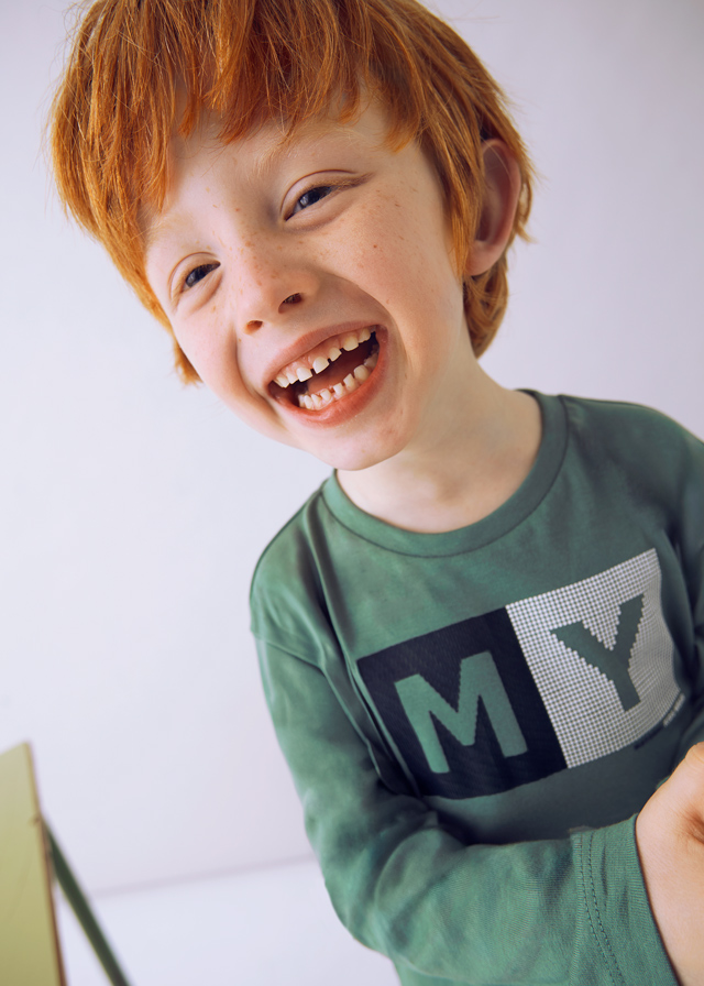 Chlapčenské tričko  - MYRL - Boy Basic Letters T-Shirt