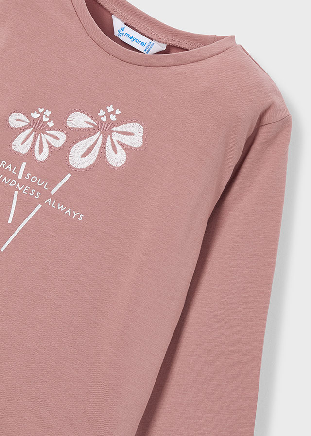 Dievčenské tričko s dlhým rukávom  - MYRL - Basic T-shirt