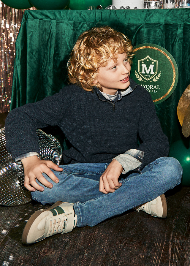 Chlapčenské nohavice riflové - MYRL - Basic slim fit