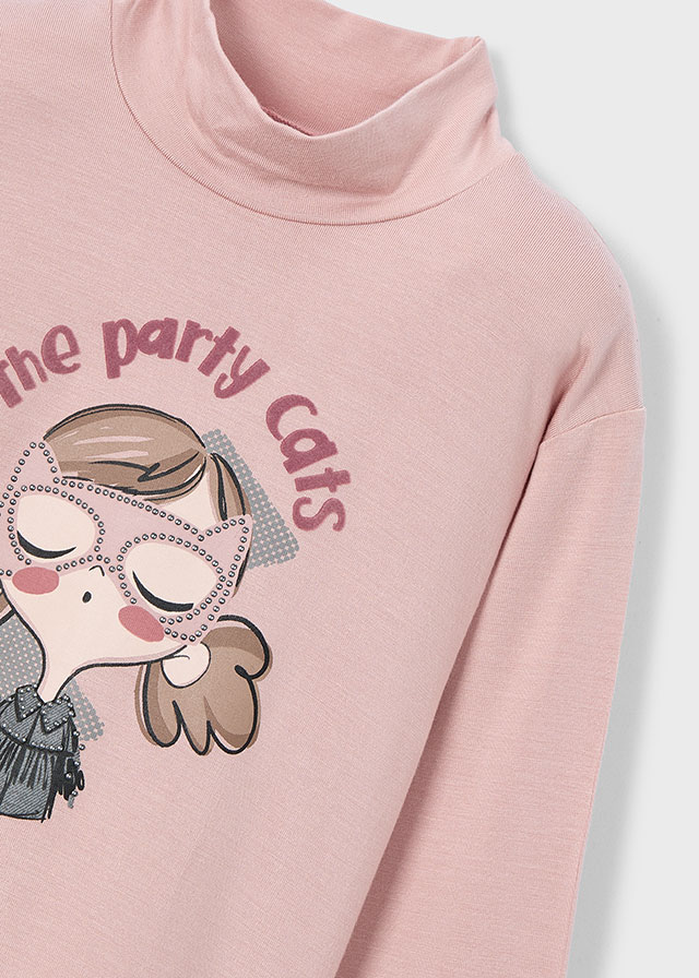 Dievčenské tričko s dlhým rukávom  - MYRL - Party cats