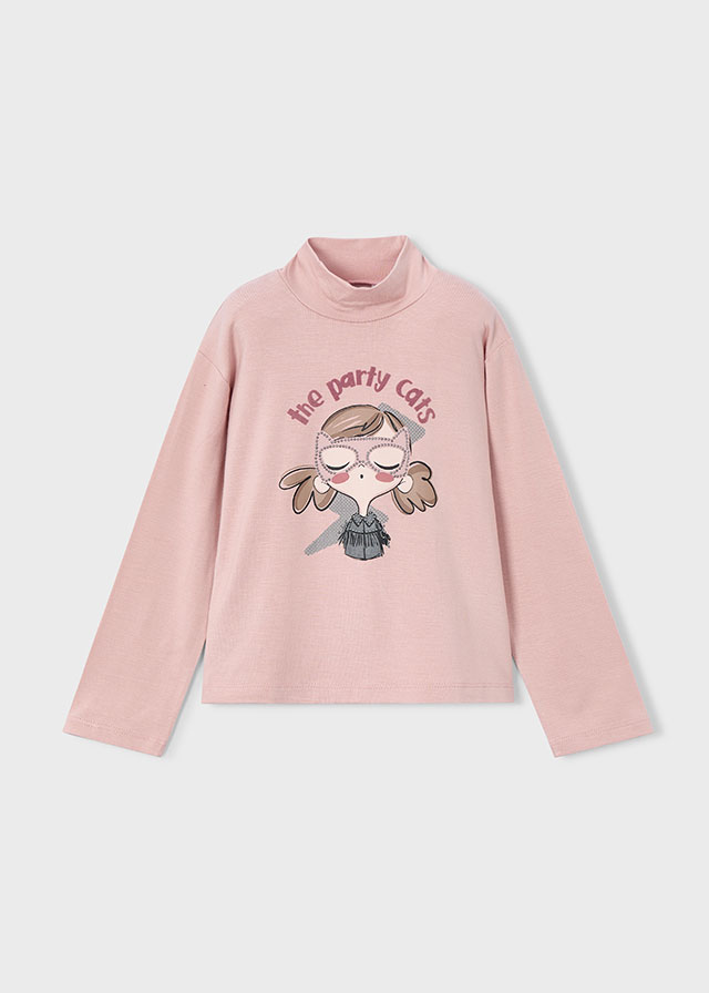 Dievčenské tričko s dlhým rukávom  - MYRL - Party cats