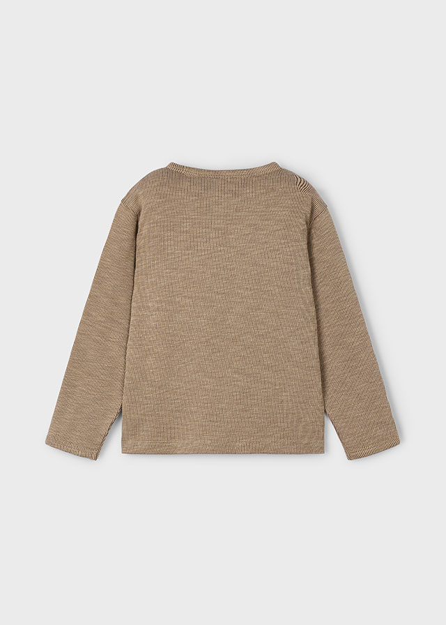 Chlapčenské tričko s dlhým rukávom - MYRL - plain long sleeved shirt