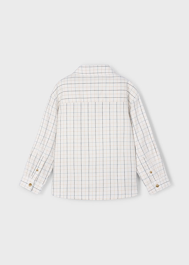 Chlapčenská košeľa s dlhým rukávom - MYRL - check shirt