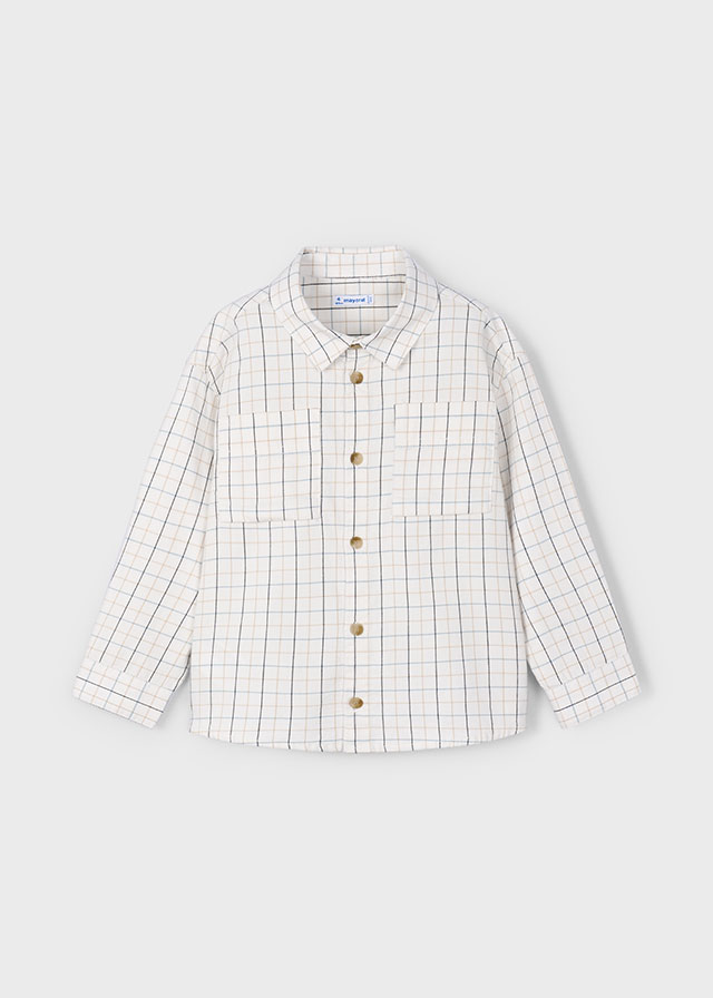 Chlapčenská košeľa s dlhým rukávom - MYRL - check shirt