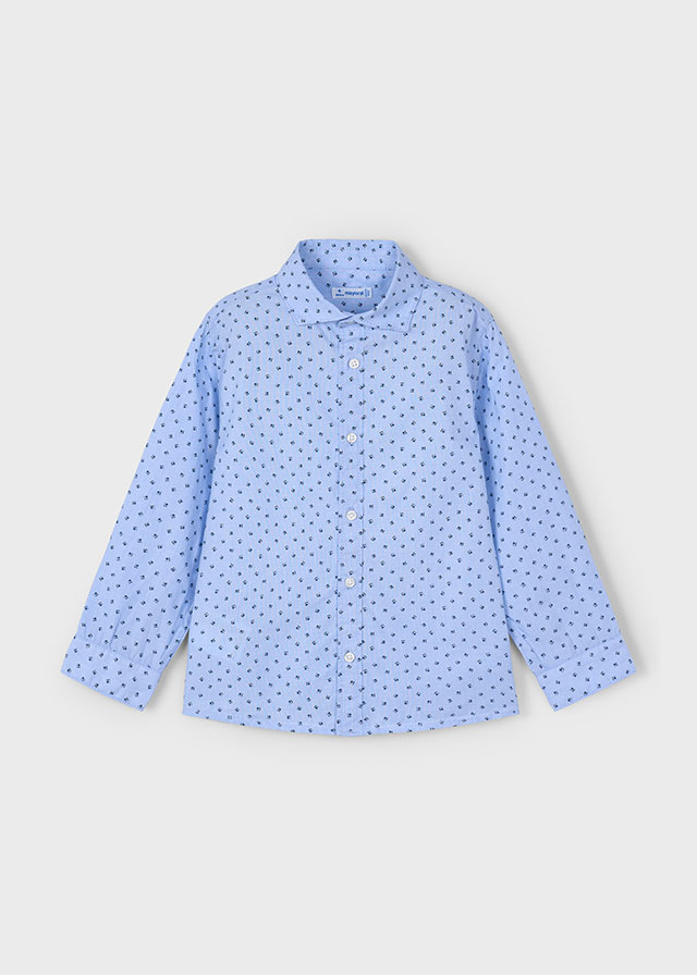 Chlapčenská košeľa s dlhým rukávom - MYRL -  printed shirt