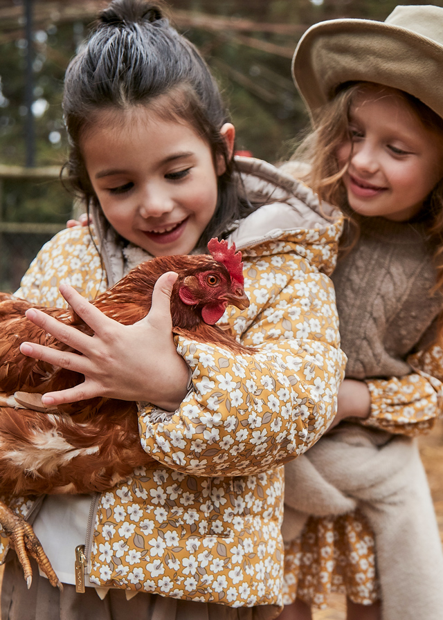 Dievčenská bunda obojstranná - MYRL - reversible quilted coat