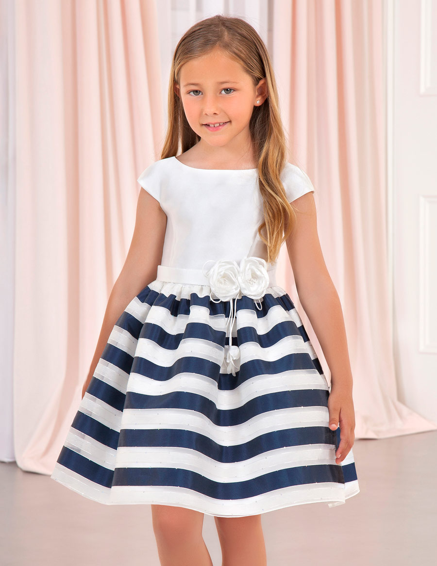 Dievčenské šaty   - Abel&Lula - STRIPED ORGANZA DRESS